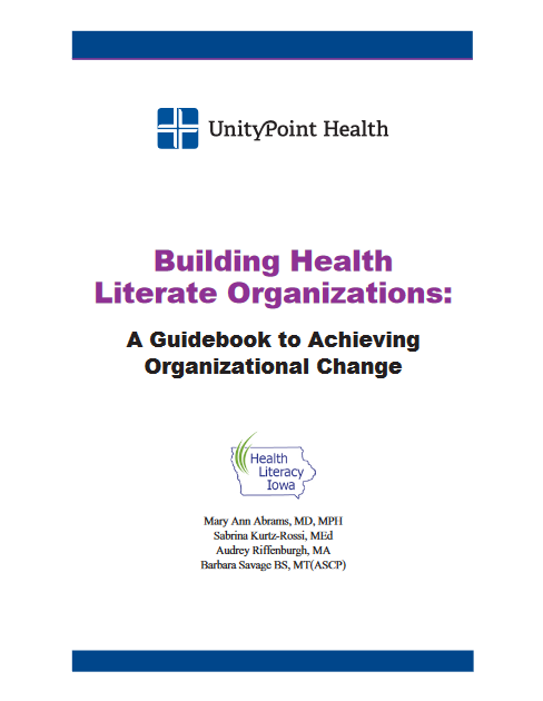 Building Health Literate Organizations